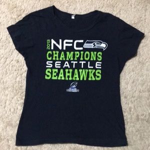 NFC Seattle Seahawks champions women’s stretchy fitted tee
